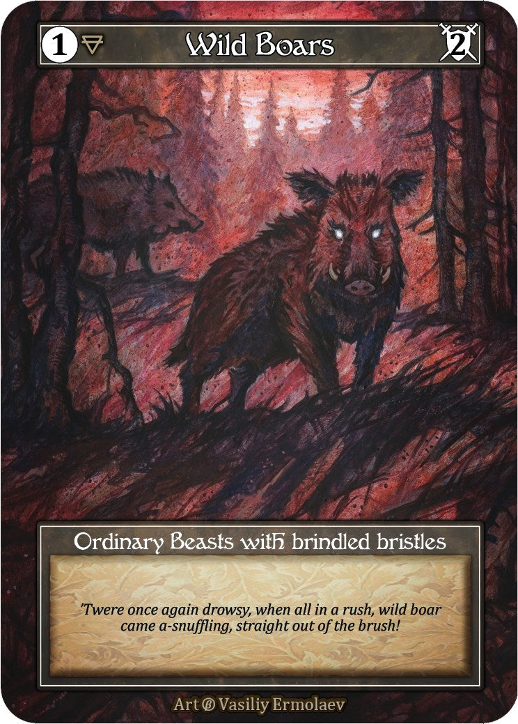 Image for Wild Boars (Foil) (B) - Sorcery: Contested Realm