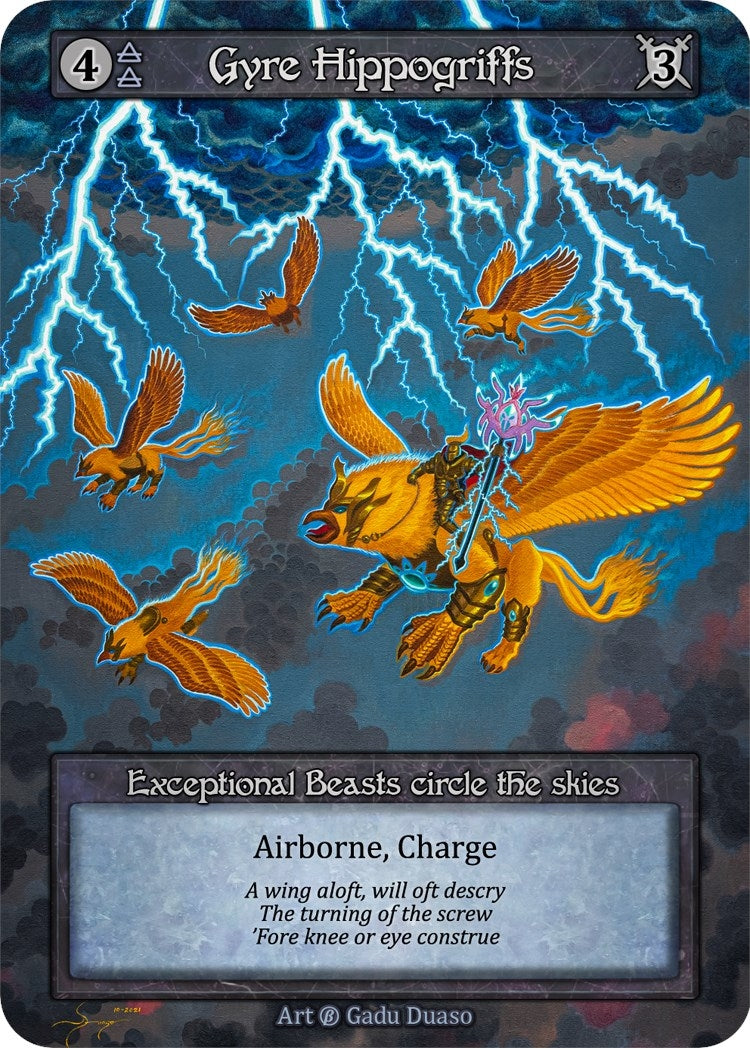 Image for Gyre Hippogriffs (B) - Sorcery: Contested Realm
