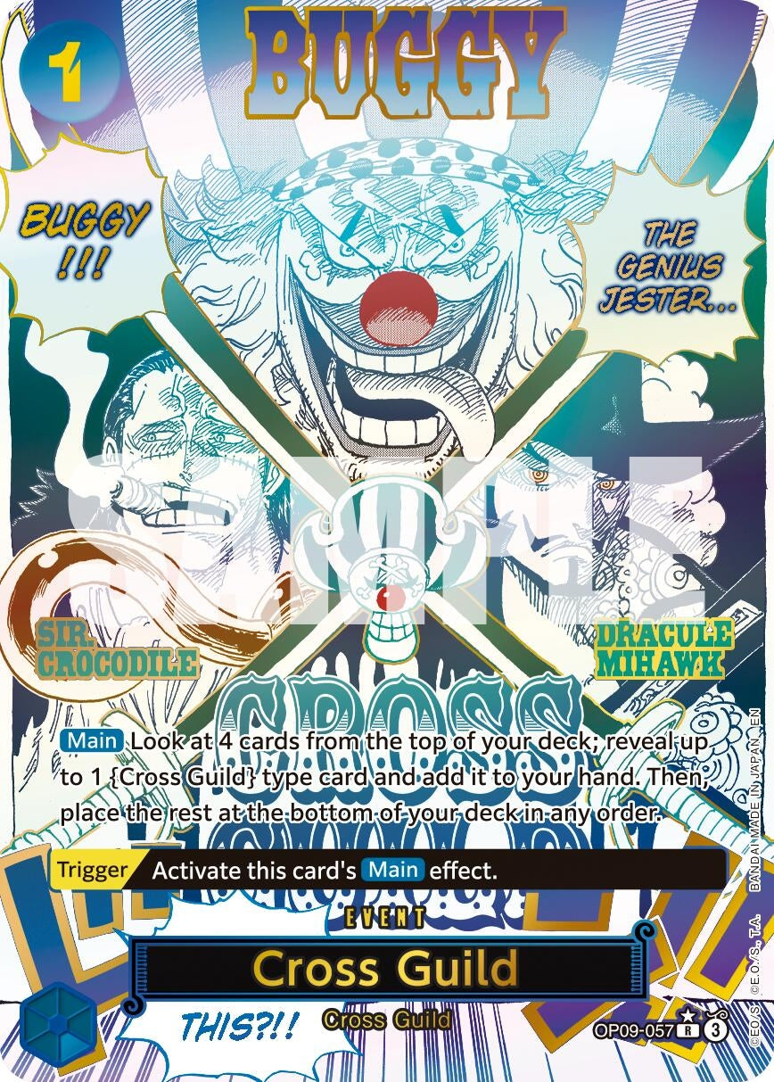 PSA10 CROSS GUILD ALTERNATE ART クロスギルド Cross Guild (Alternate Art) [OP09-057] – Spindown