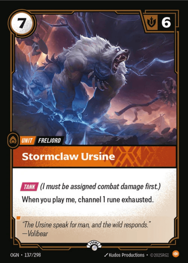 Stormclaw Ursine — Nexus Night — 137/298