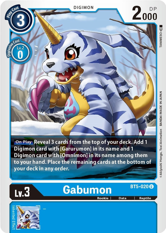 Image for Gabumon [BT5-020 U] - Digimon Card Game