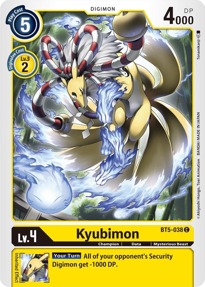 Image for Kyubimon [BT5-038 C] - Digimon Card Game