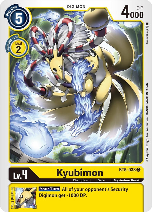 Image for Kyubimon [BT5-038 C] - Digimon Card Game