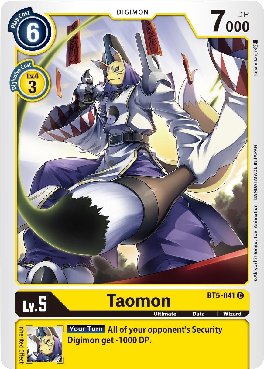 Image for Taomon [BT5-041 C] - Digimon Card Game