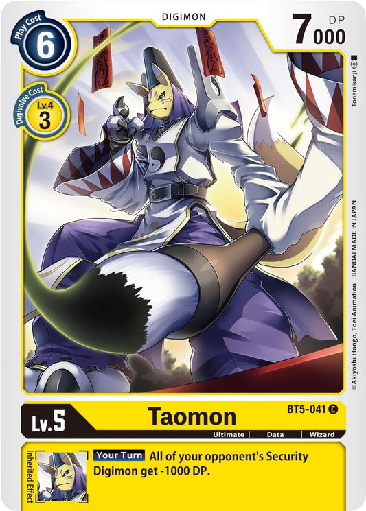 Image for Taomon [BT5-041 C] - Digimon Card Game