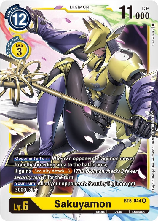 Image for Sakuyamon [BT5-044 R] - Digimon Card Game