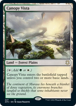 Image for Canopy Vista [227] - Magic: The Gathering
