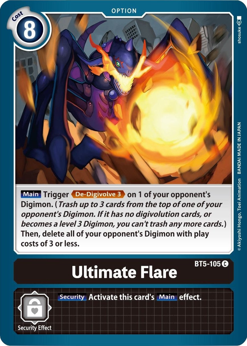 Image for Ultimate Flare [BT5-105 C] - Digimon Card Game