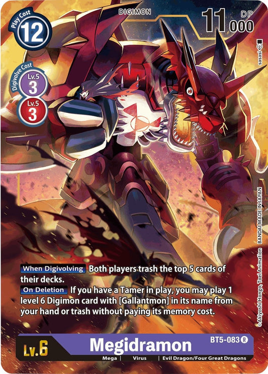 Image for Megidramon [BT5-083 R] - Digimon Card Game
