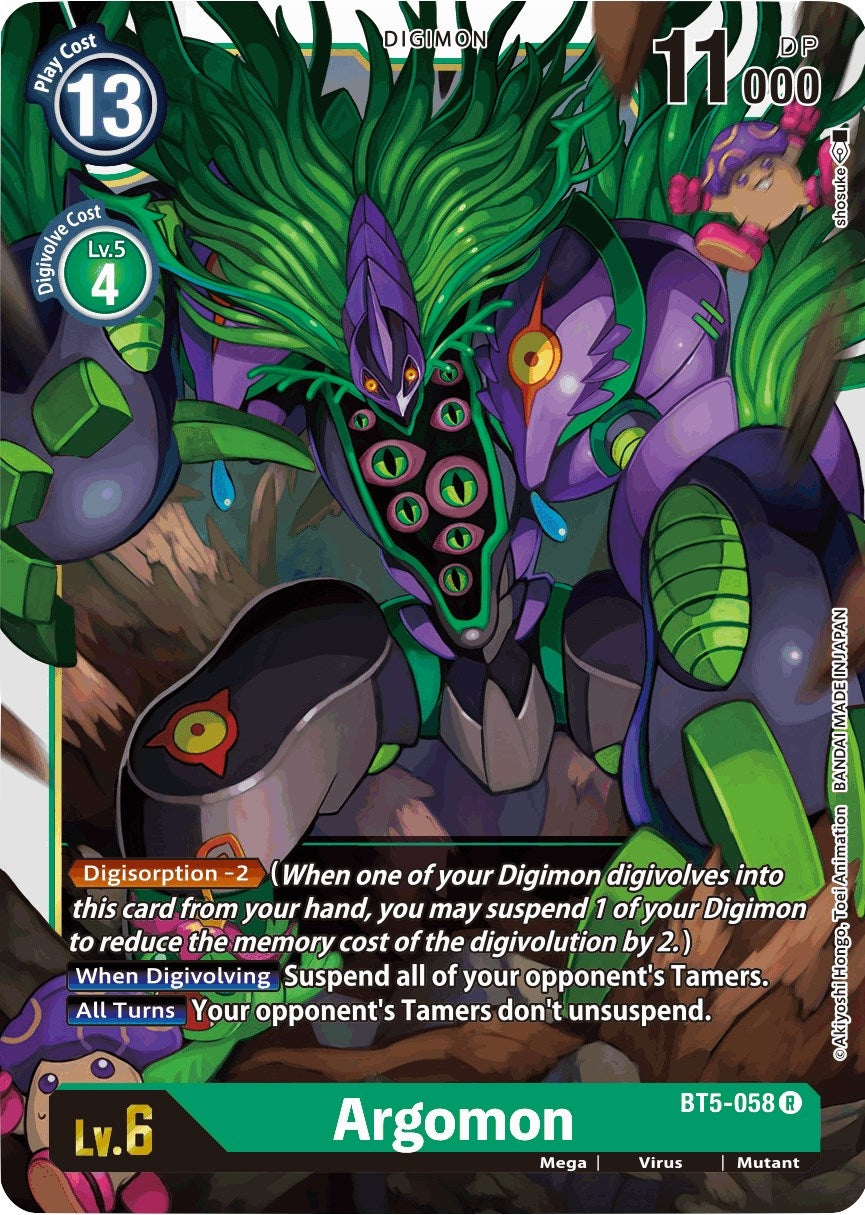 Image for Argomon [BT5-058 R] - Digimon Card Game