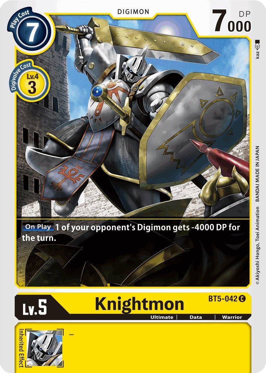 Image for Knightmon [BT5-042 C] - Digimon Card Game