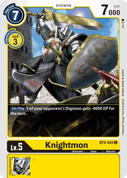 Image for Knightmon [BT5-042 C] - Digimon Card Game
