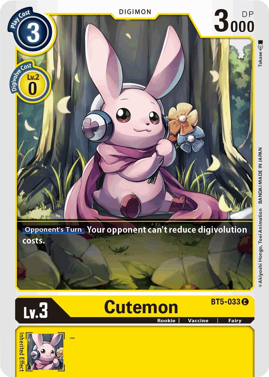 Image for Cutemon [BT5-033 C] - Digimon Card Game