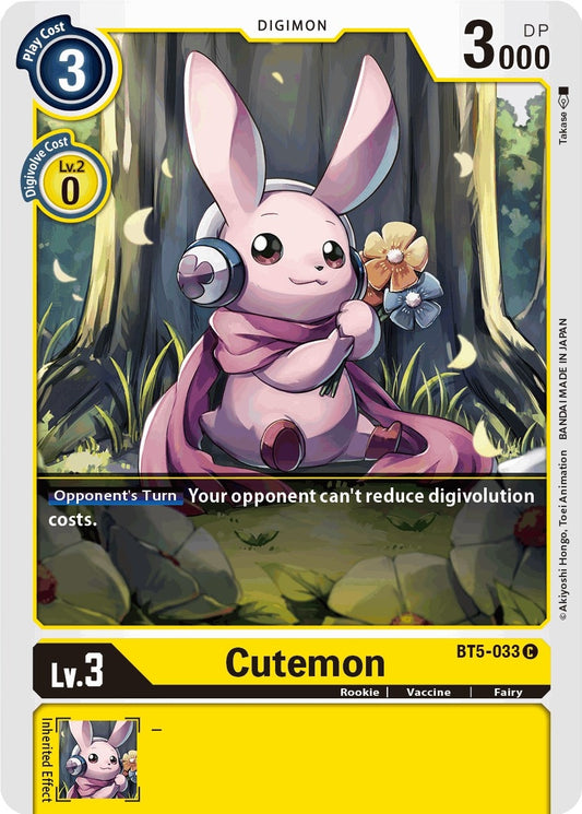 Image for Cutemon [BT5-033 C] - Digimon Card Game