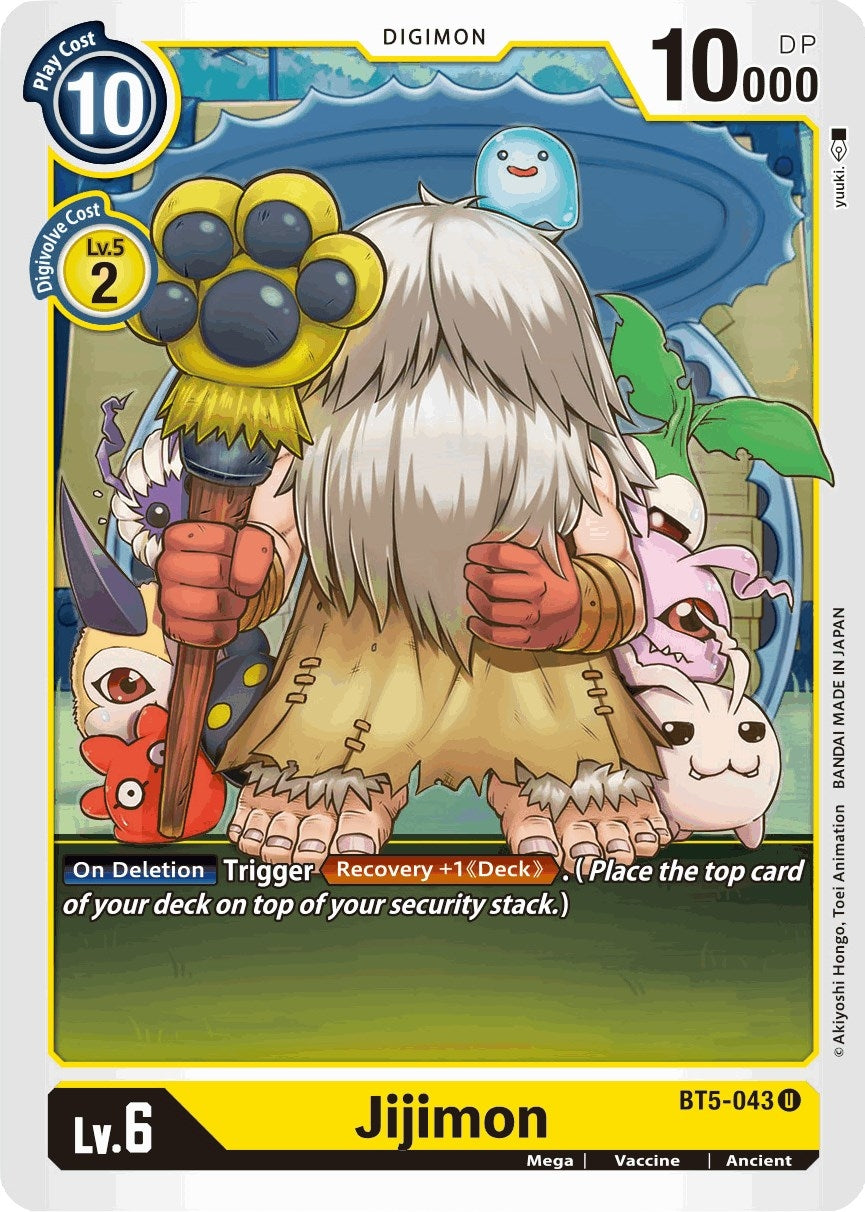 Image for Jijimon [BT5-043 U] - Digimon Card Game
