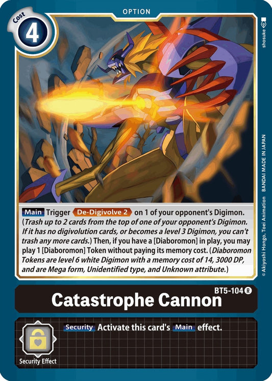 Image for Catastrophe Cannon [BT5-104 R] - Digimon Card Game
