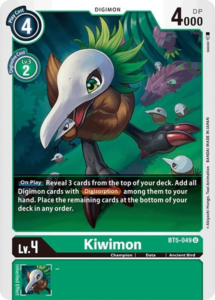 Image for Kiwimon [BT5-049 U] - Digimon Card Game