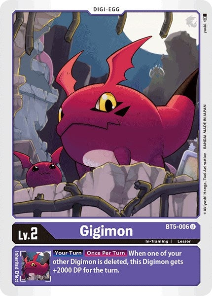 Image for Gigimon [BT5-006 U] - Digimon Card Game