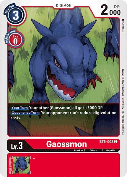 Image for Gaossmon [BT5-008 C] - Digimon Card Game