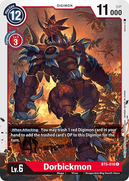Image for Dorbickmon [BT5-018 C] - Digimon Card Game