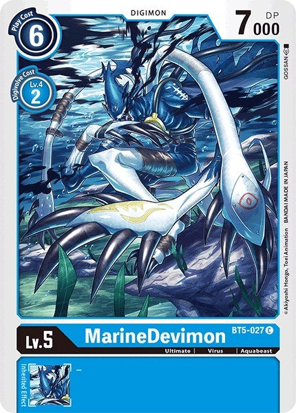 Image for MarineDevimon [BT5-027 C] - Digimon Card Game