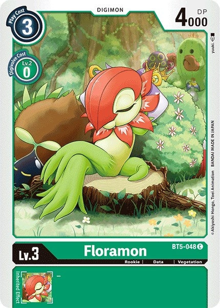 Image for Floramon [BT5-048 C] - Digimon Card Game