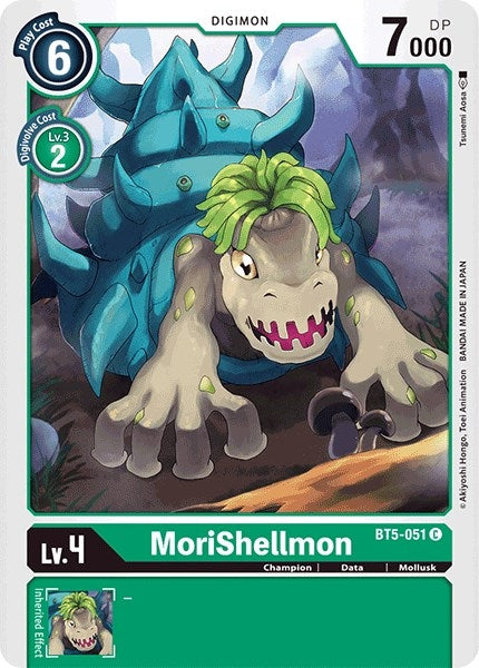 Image for MoriShellmon [BT5-051 C] - Digimon Card Game