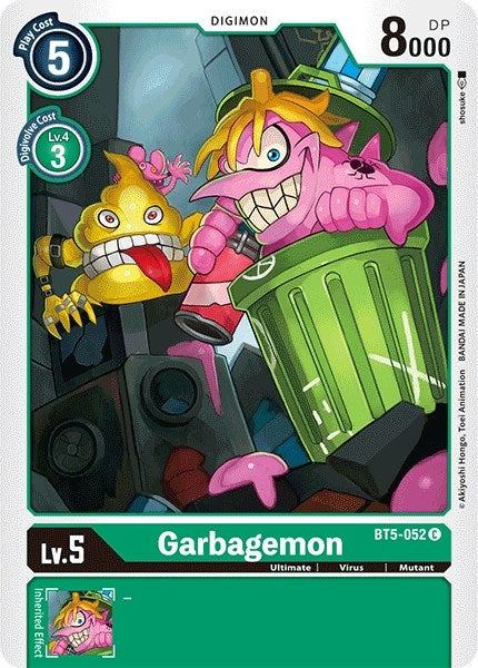 Image for Garbagemon [BT5-052 C] - Digimon Card Game
