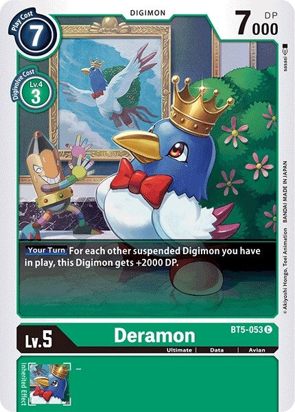 Image for Deramon [BT5-053 C] - Digimon Card Game