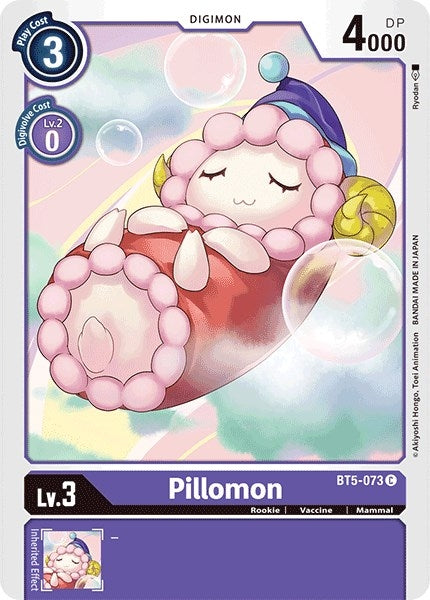 Image for Pillomon [BT5-073 C] - Digimon Card Game