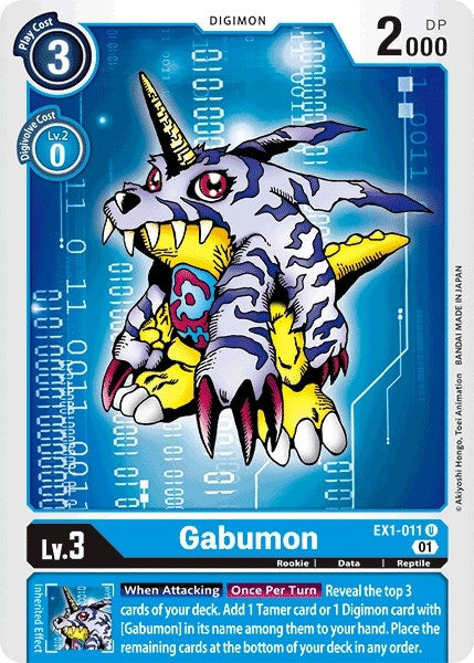 Image for Gabumon [EX1-011 U] - Digimon Card Game