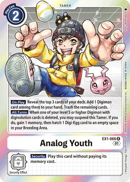 Image for Analog Youth [EX1-066 R] - Digimon Card Game