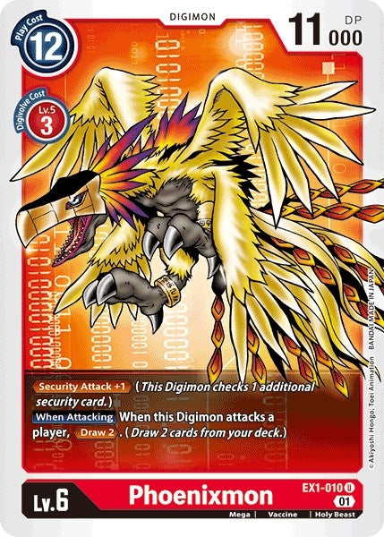 Image for Phoenixmon [EX1-010 U] - Digimon Card Game