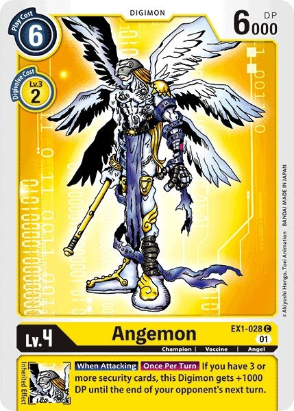 Image for Angemon [EX1-028 C] - Digimon Card Game