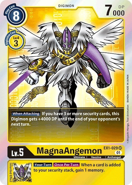 Image for MagnaAngemon [EX1-029 SR] - Digimon Card Game