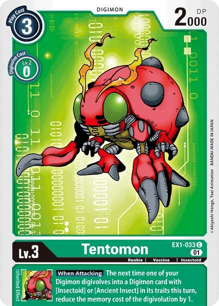 Image for Tentomon [EX1-033 C] - Digimon Card Game