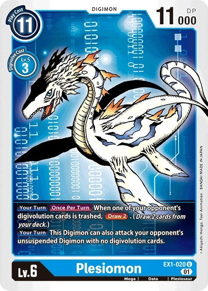 Image for Plesiomon [EX1-020 U] - Digimon Card Game