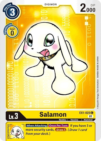 Image for Salamon [EX1-025 C] - Digimon Card Game