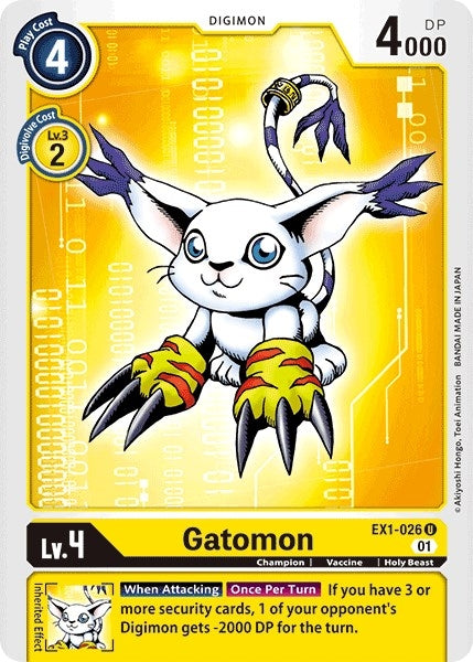 Image for Gatomon [EX1-026 U] - Digimon Card Game