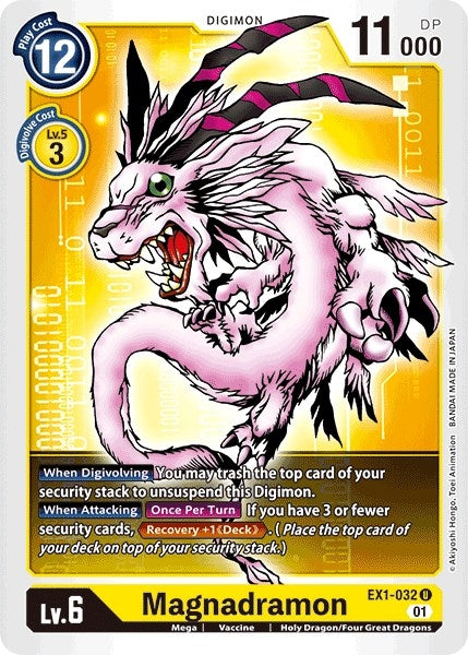 Image for Magnadramon [EX1-032 U] - Digimon Card Game