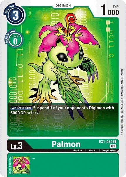 Image for Palmon [EX1-034 C] - Digimon Card Game