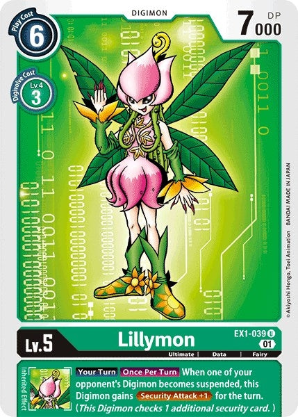Image for Lillymon [EX1-039 U] - Digimon Card Game