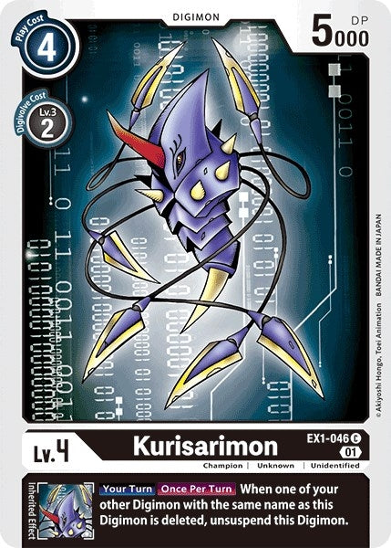 Image for Kurisarimon [EX1-046 C] - Digimon Card Game
