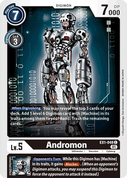 Image for Andromon [EX1-048 C] - Digimon Card Game