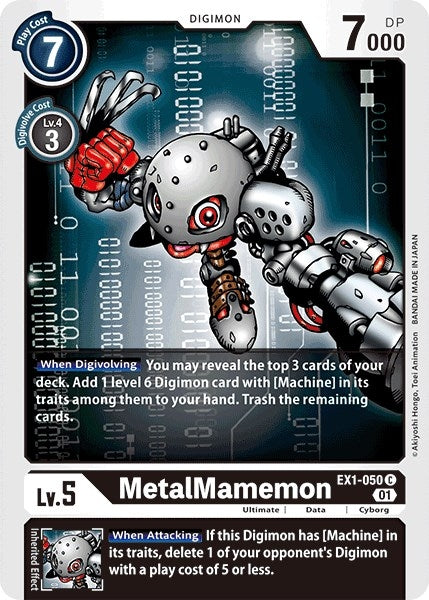 Image for MetalMamemon [EX1-050 C] - Digimon Card Game