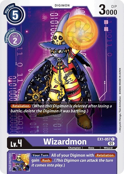 Image for Wizardmon [EX1-057 C] - Digimon Card Game