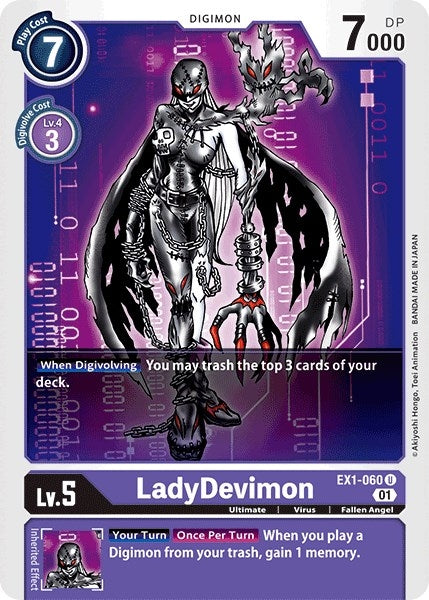 Image for LadyDevimon [EX1-060 U] - Digimon Card Game