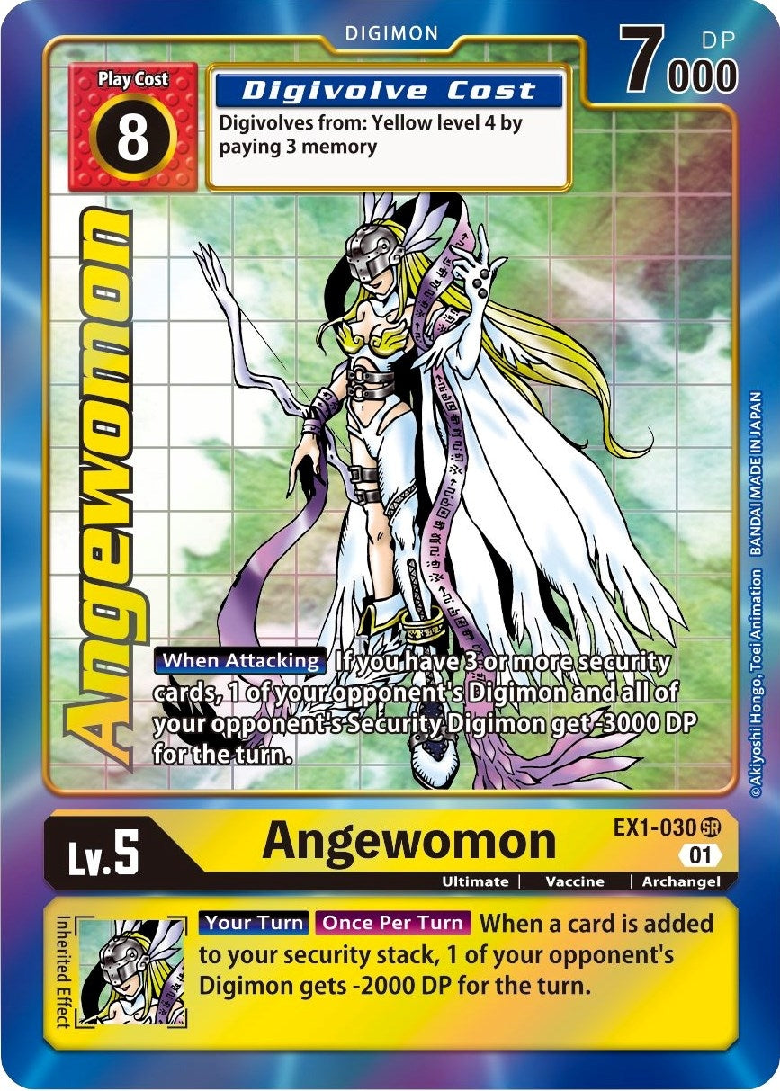 Image for Angewomon (Alternate Art) [EX1-030 SR] - Digimon Card Game