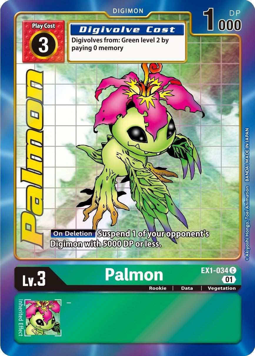 Image for Palmon (Alternate Art) [EX1-034 C] - Digimon Card Game