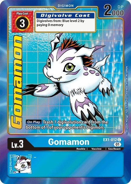 Image for Gomamon (Alternate Art) [EX1-012 C] - Digimon Card Game
